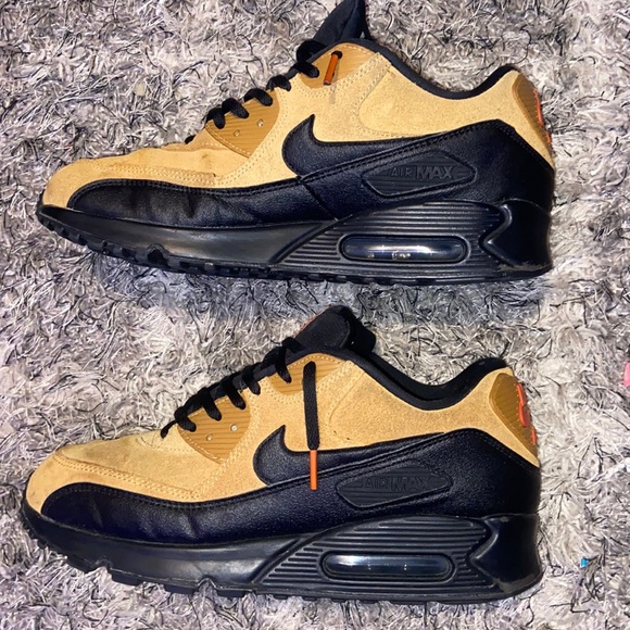 air max 90 wheat black